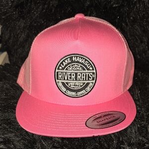 Pink River Rats Snapback Hat